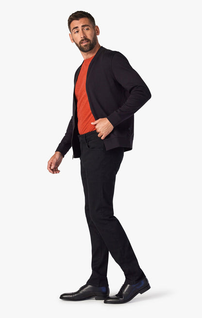 34 Heritage 34 Heritage Courage Mid-Rise, Straight Leg Jeans In Black Urban
