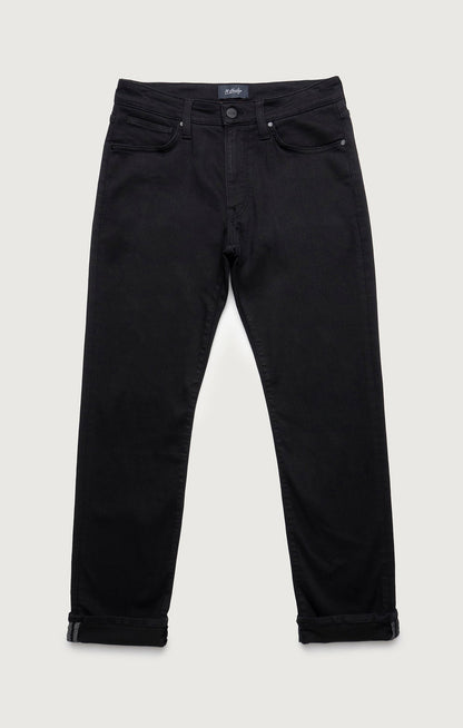 34 Heritage 34 Heritage Courage Mid-Rise, Straight Leg Jeans In Black Urban