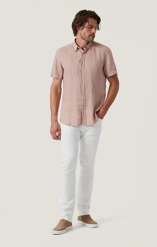 34 Heritage Courage Straight Leg Jeans in White Urban