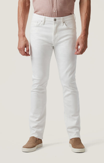 34 Heritage Courage Straight Leg Jeans in White Urban