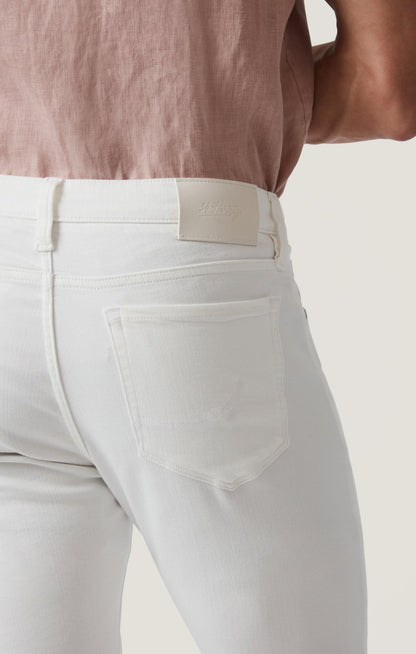 34 Heritage Courage Straight Leg Jeans in White Urban