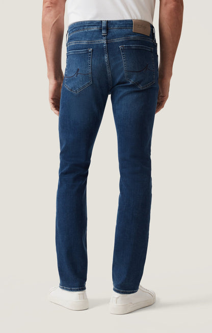 34 Heritage Courage Straight Leg Jeans in Dark Brushed Organic Ultra