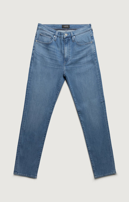 34 Heritage Courage Straight Leg Jeans In Light Brushed Urban
