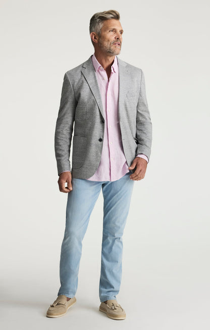 34 Heritage Courage Straight Leg Jeans In Bleach Kona