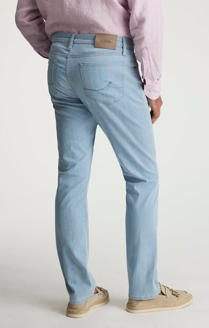34 Heritage Courage Straight Leg Jeans In Bleach Kona