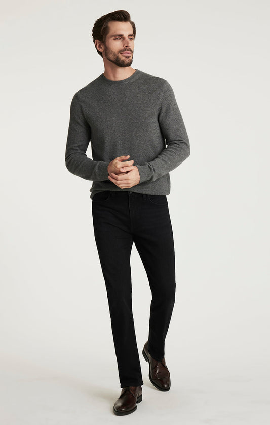 34 Heritage Courage Straight Leg Jeans in Smoke Organic Ultra
