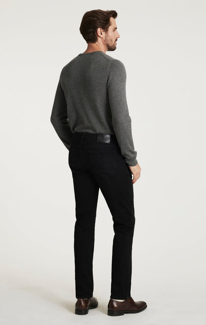 34 Heritage Courage Straight Leg Jeans in Smoke Organic Ultra