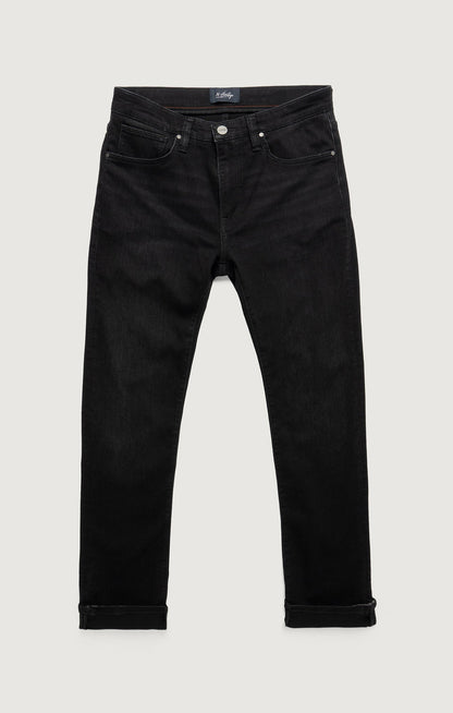 34 Heritage Courage Straight Leg Jeans in Smoke Organic Ultra