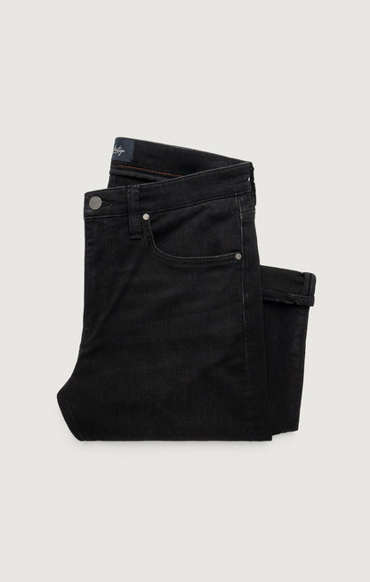 34 Heritage Courage Straight Leg Jeans in Smoke Organic Ultra