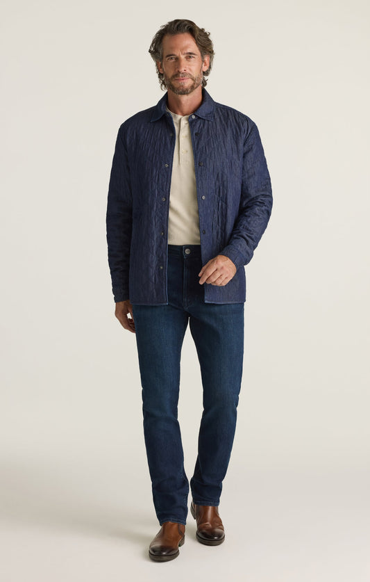 34 Heritage Courage Straight Leg Jeans in Rinse Brushed Aerodenim