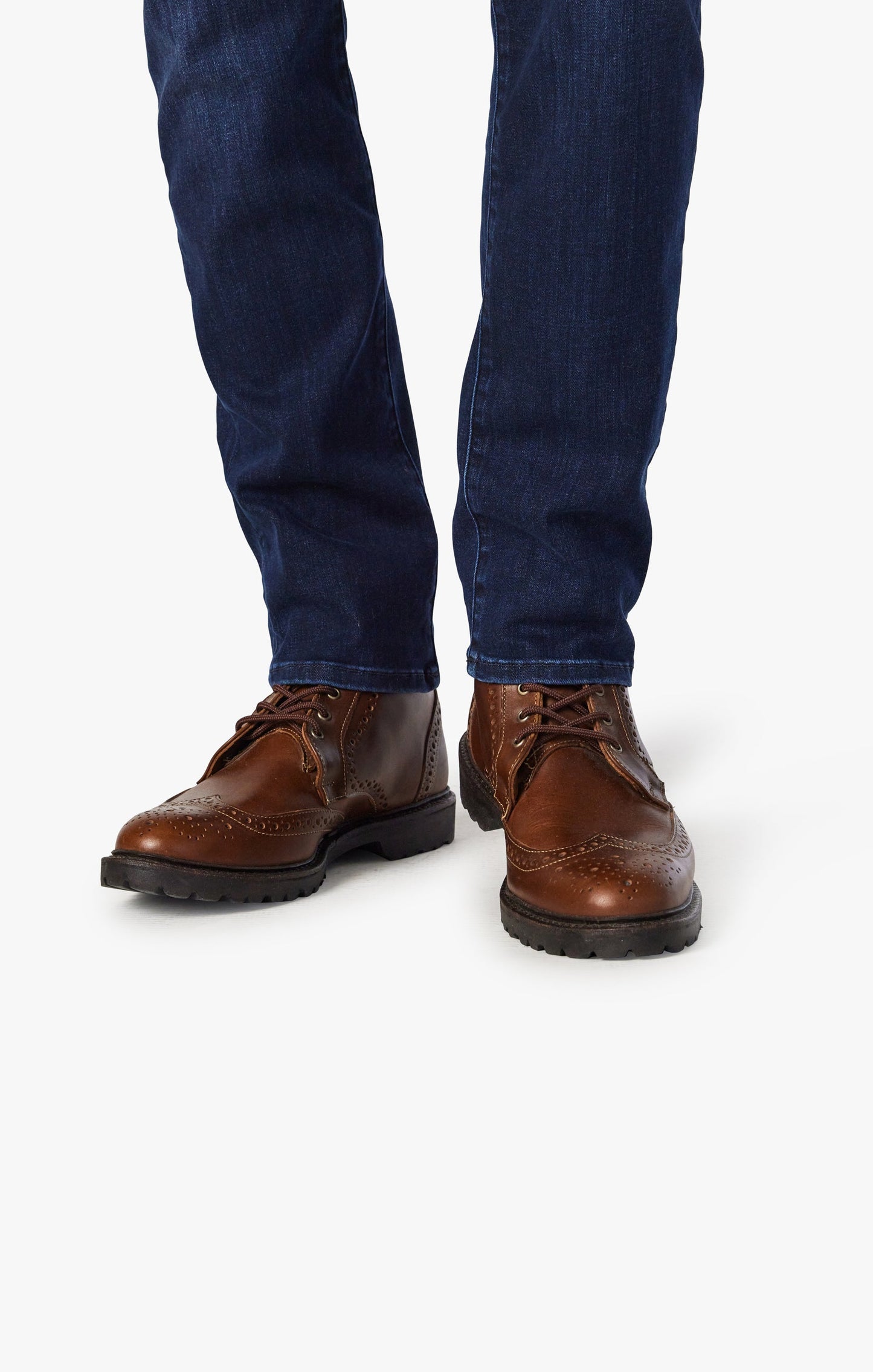 34 Heritage 34 Heritage Cool Mid-Rise Tapered Leg Jeans In Dark Midnight Brushed Urban