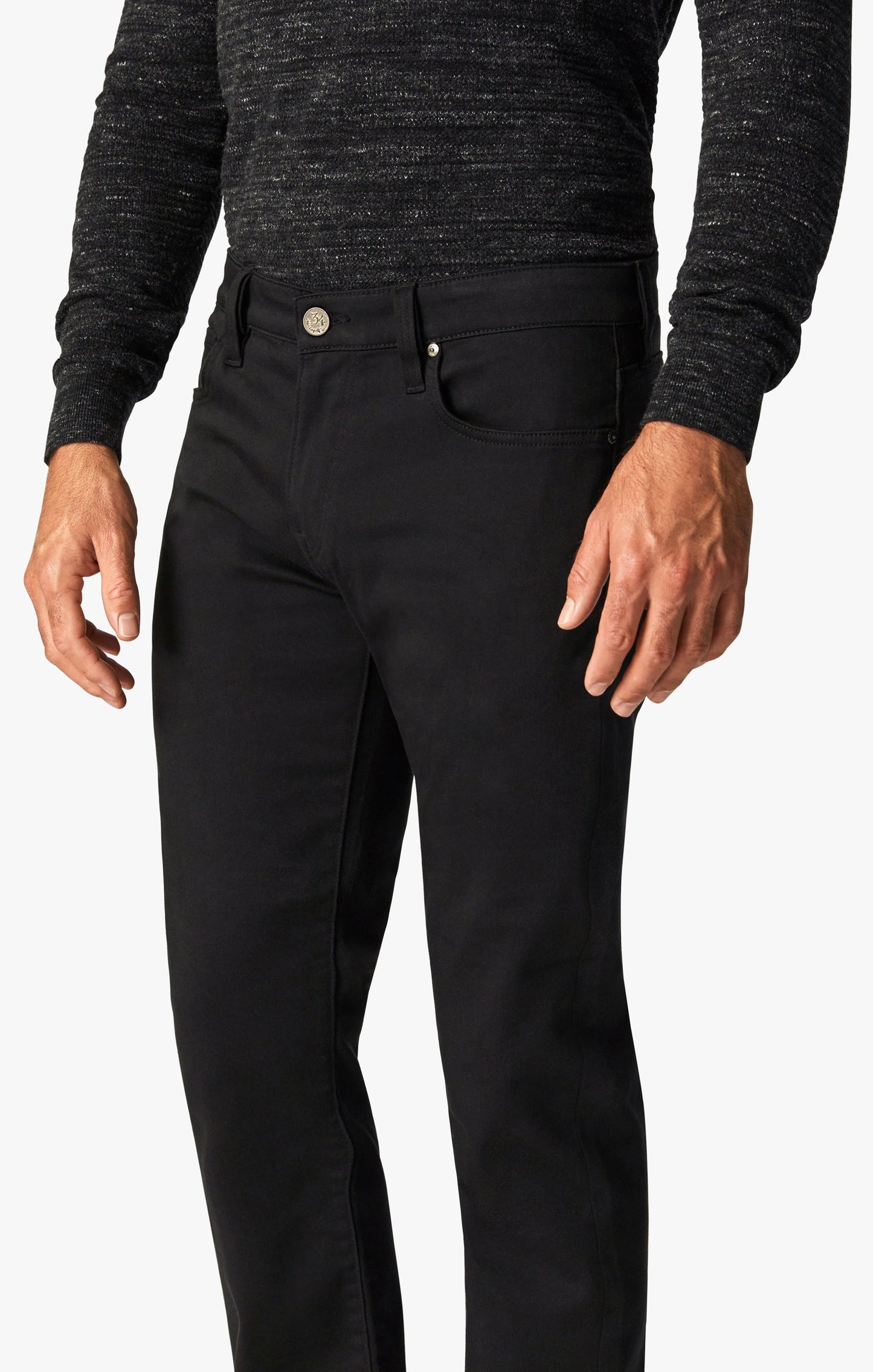 34 Heritage Cool Tapered Leg Jeans In Select Double Black