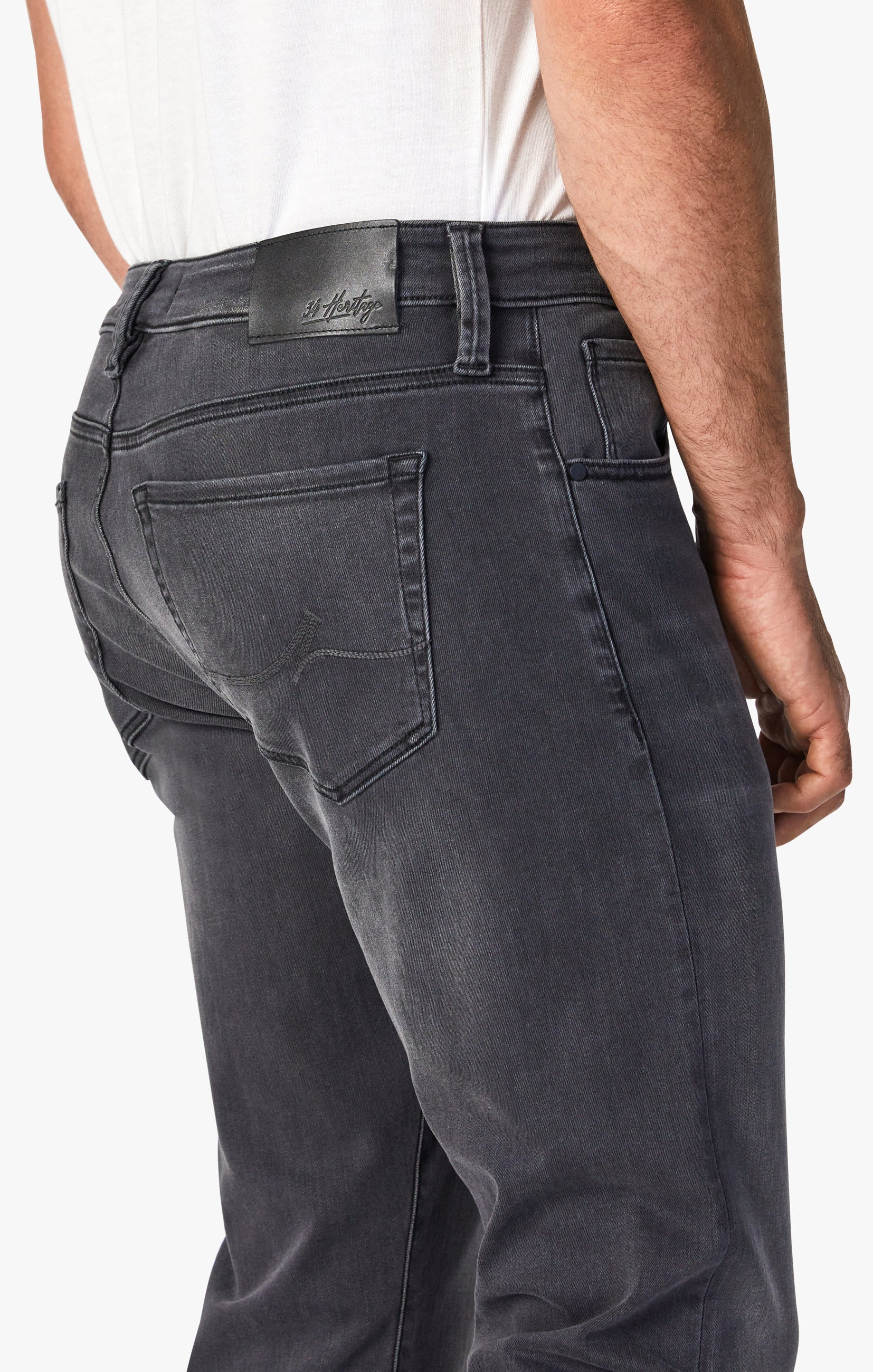 34 Heritage Men's Cool Tapered Leg Jeans In Grey Urban | 34 Heritage