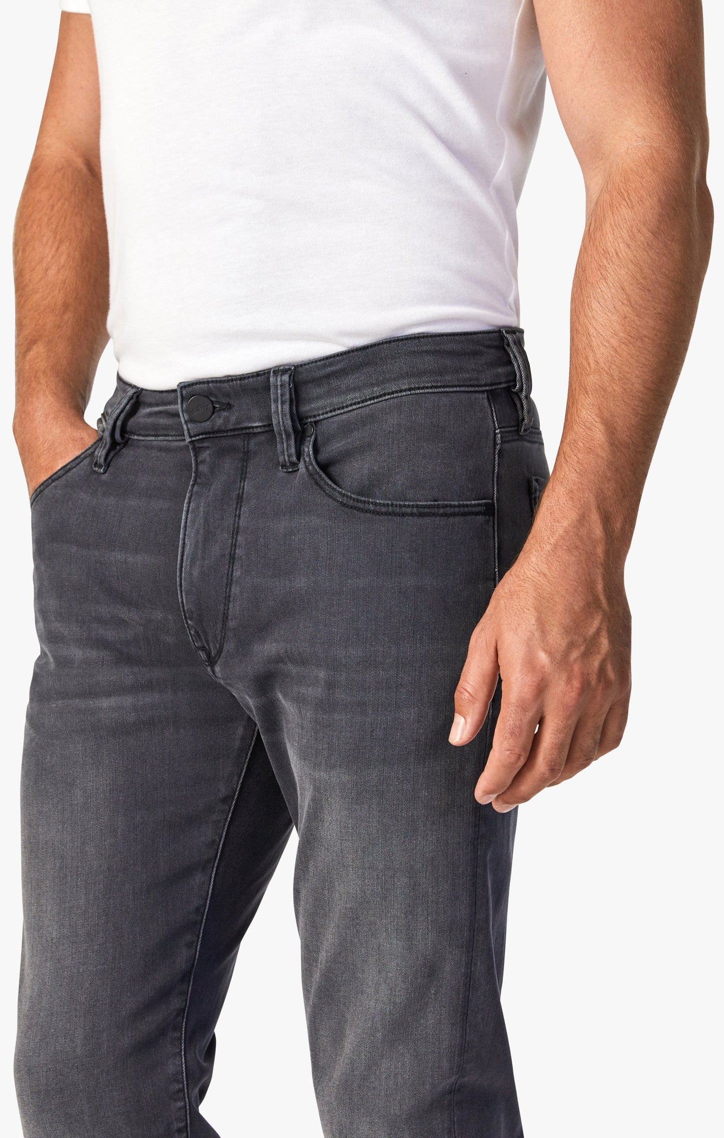 34 Heritage Men's Cool Tapered Leg Jeans In Grey Urban | 34 Heritage