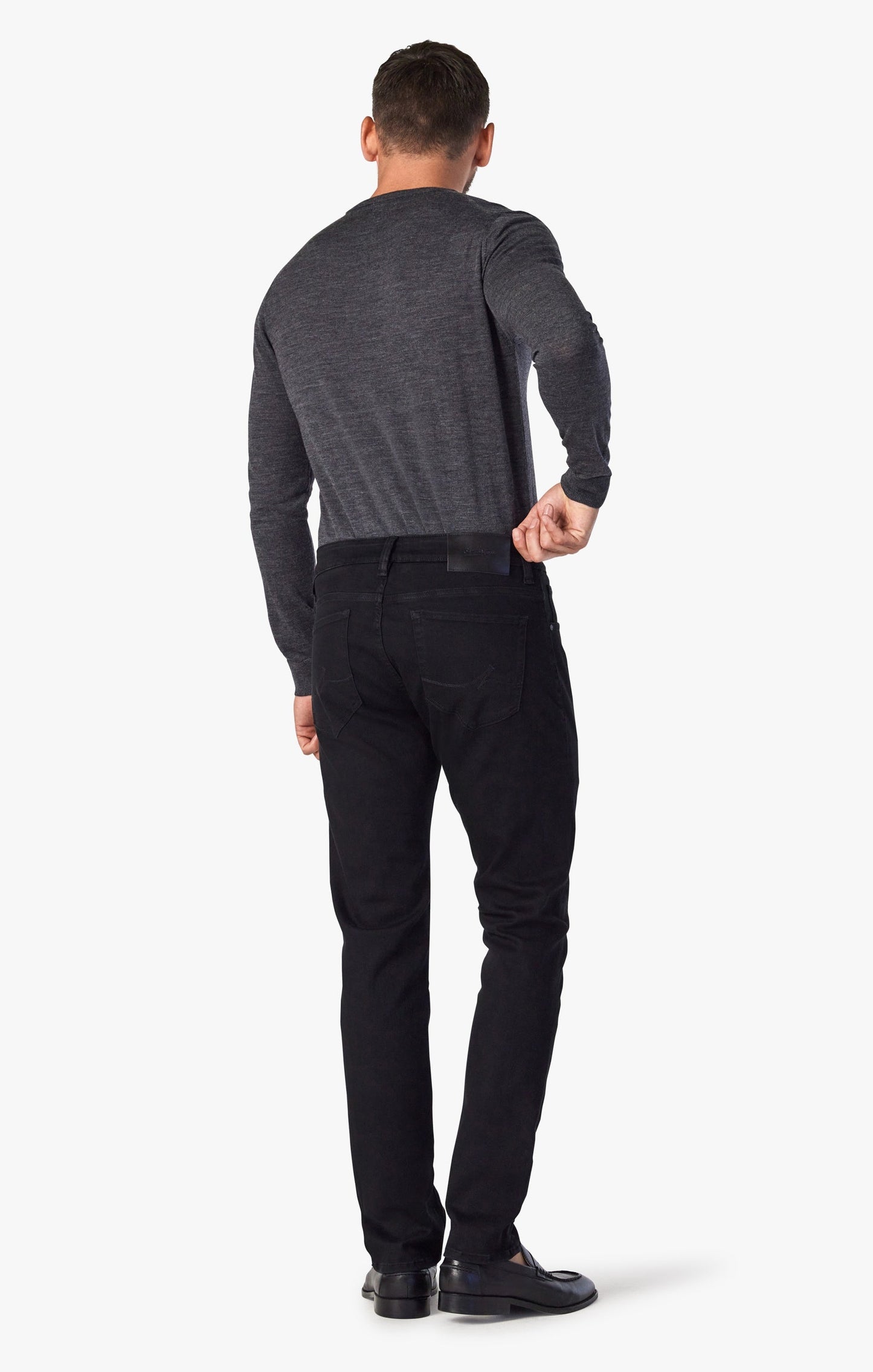 34 Heritage Cool Tapered Leg Jeans in Black Urban