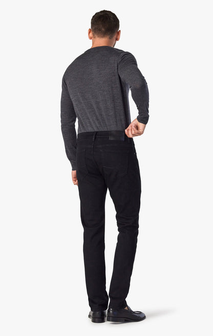 34 Heritage Cool Tapered Leg Jeans in Black Urban