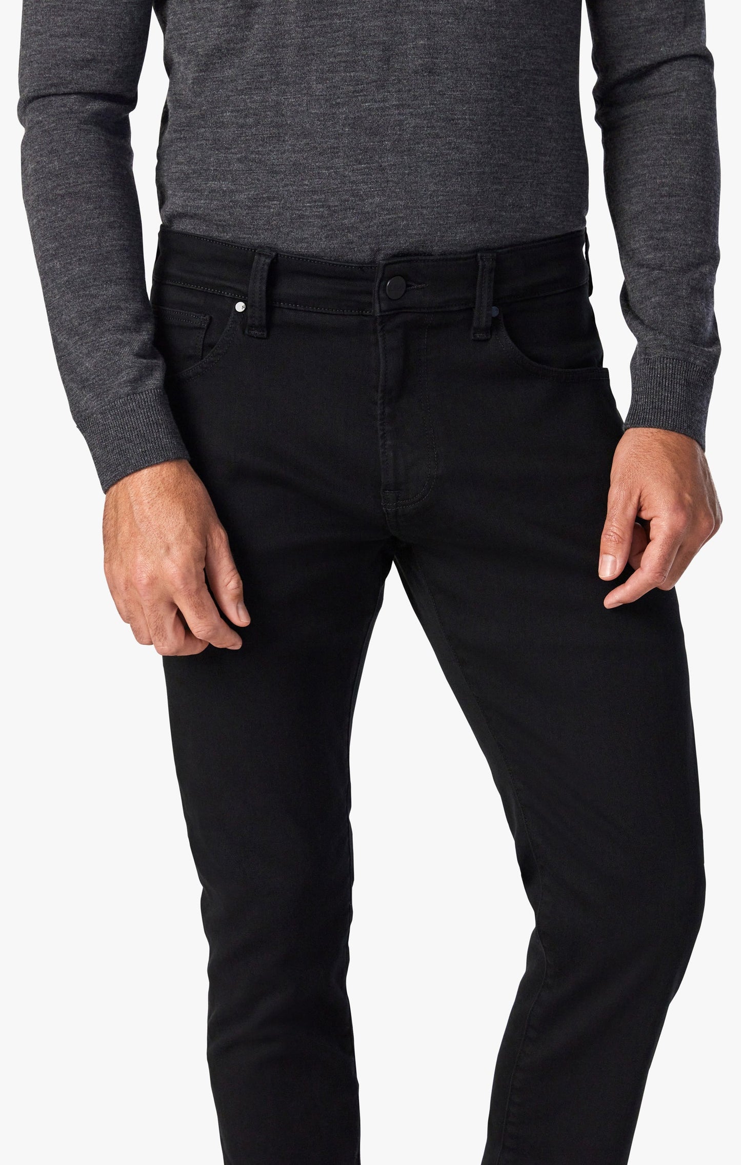 34 Heritage Cool Tapered Leg Jeans in Black Urban