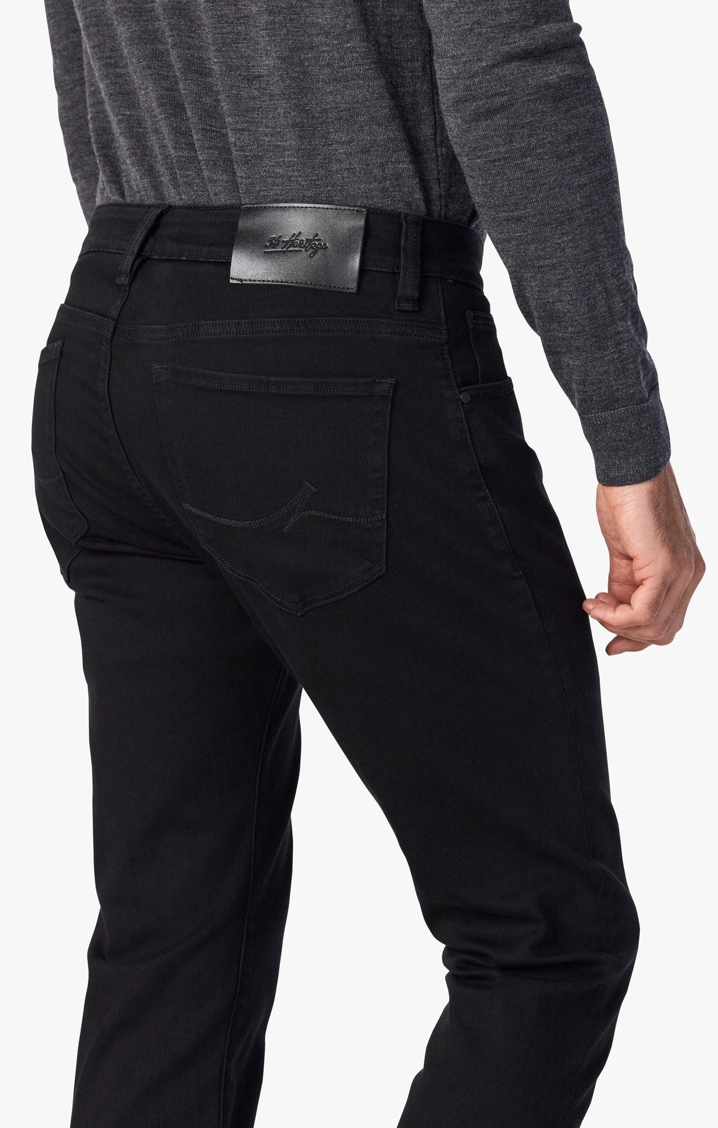 34 Heritage Cool Tapered Leg Jeans in Black Urban