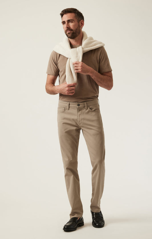 34 Heritage Charisma Relaxed Straight Pants in Sand Coolmax