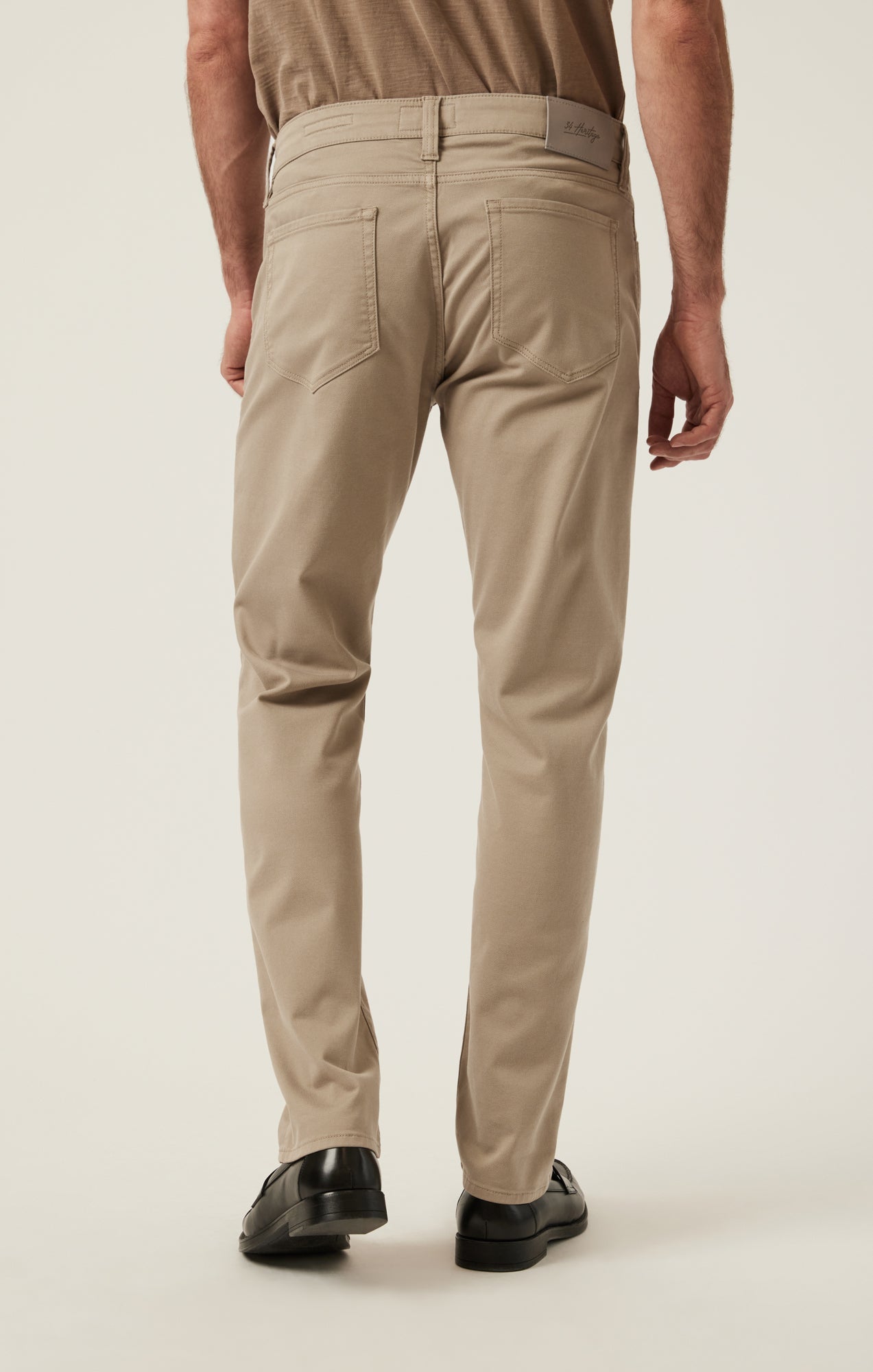 34 Heritage Charisma Relaxed Straight Pants in Sand Coolmax