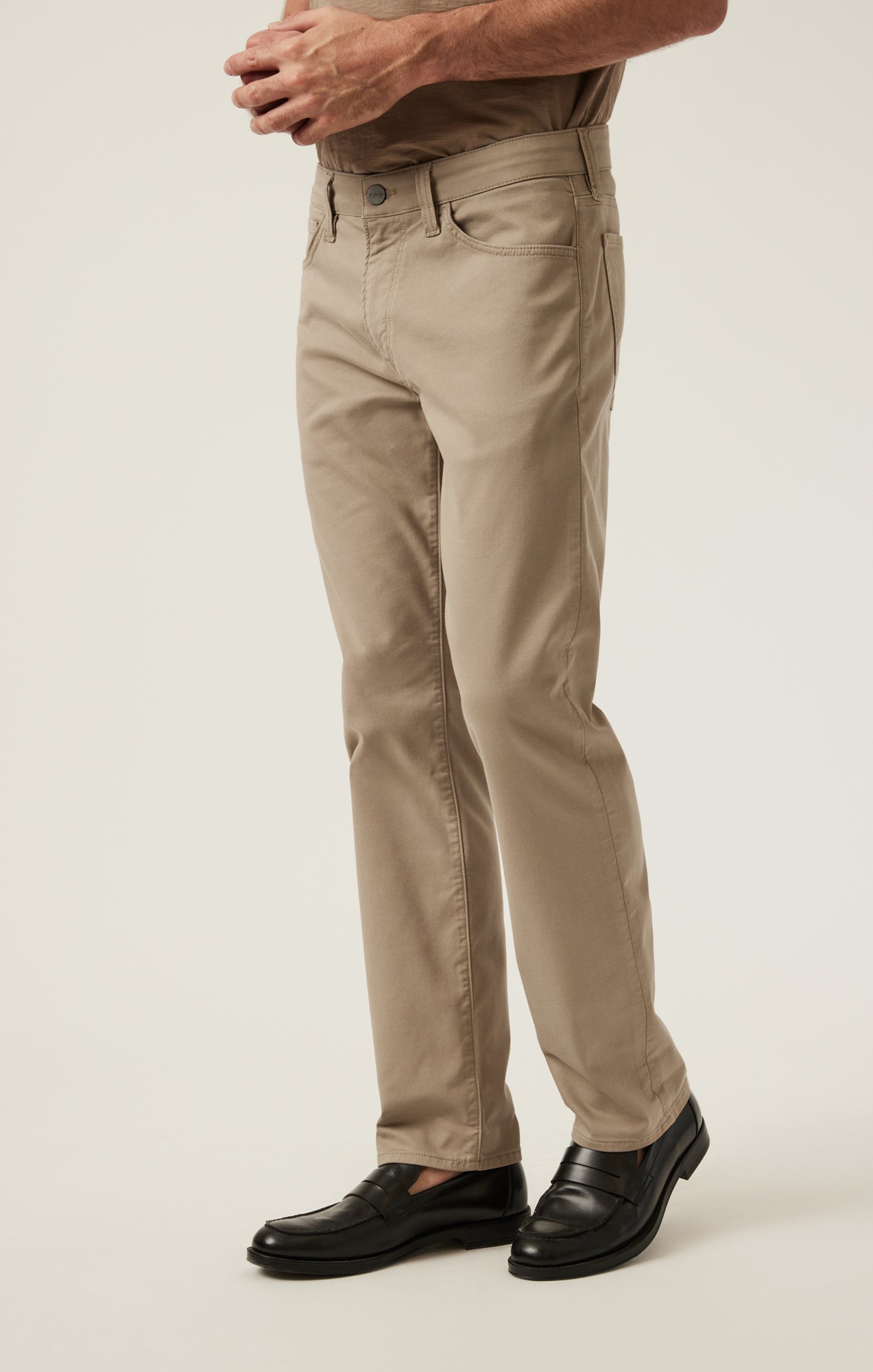 34 Heritage Charisma Relaxed Straight Pants in Sand Coolmax