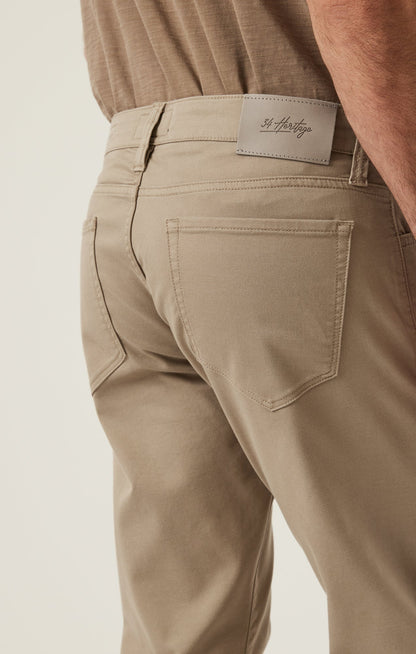 34 Heritage Charisma Relaxed Straight Pants in Sand Coolmax