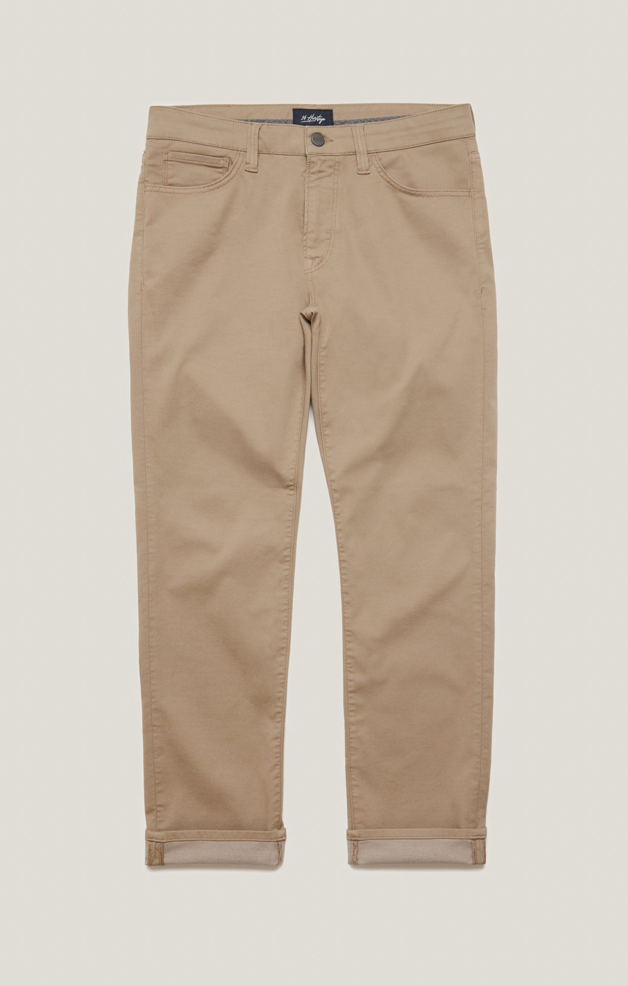 34 Heritage Charisma Relaxed Straight Pants in Sand Coolmax
