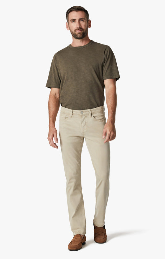 34 Heritage Charisma Relaxed Straight Pants In Aluminum Twill