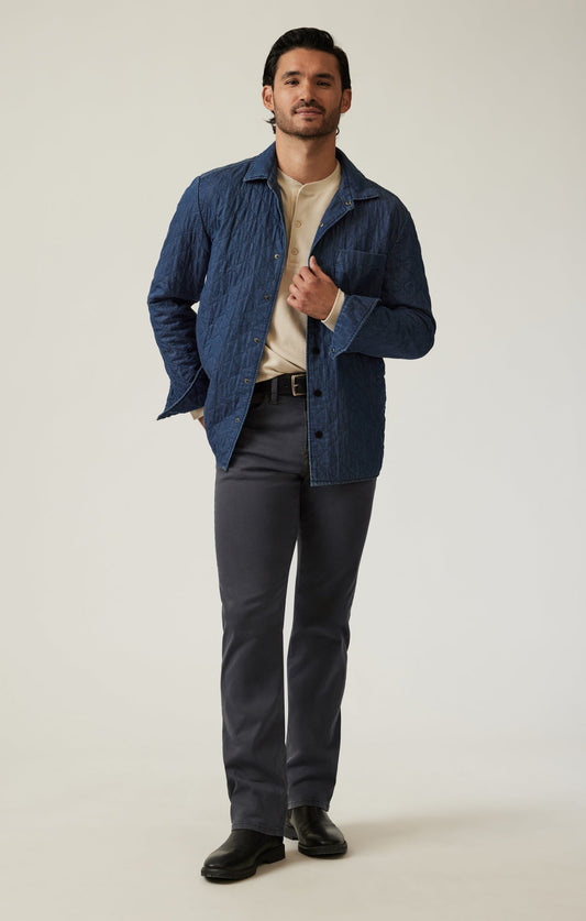 34 Heritage Charisma Relaxed Straight Pants in Ash Twill