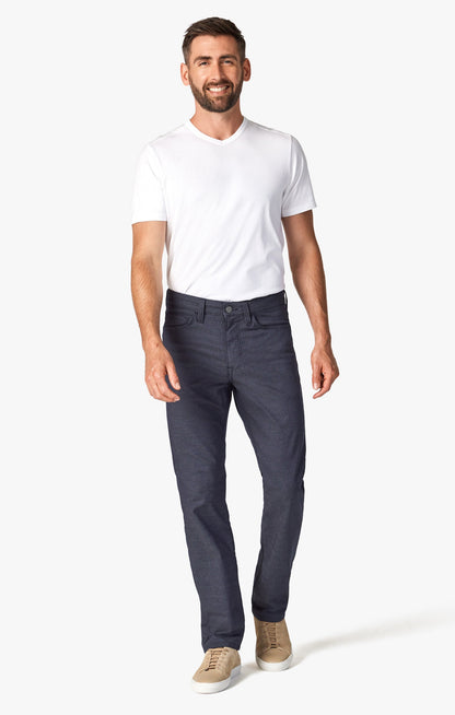 34 Heritage Charisma Relaxed Straight Pants In Navy Coolmax