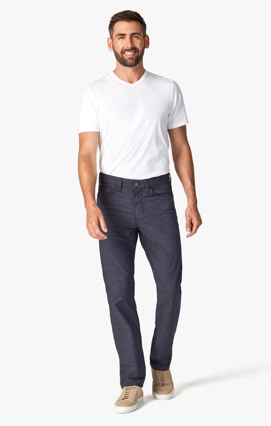 34 Heritage Charisma Relaxed Straight Pants In Navy Coolmax