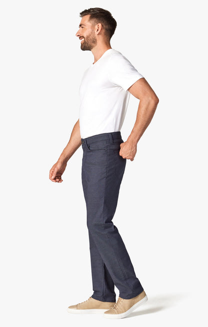 34 Heritage Charisma Relaxed Straight Pants In Navy Coolmax