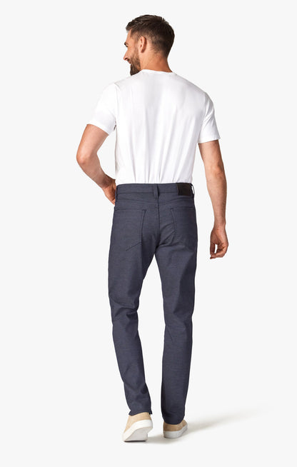 34 Heritage Charisma Relaxed Straight Pants In Navy Coolmax
