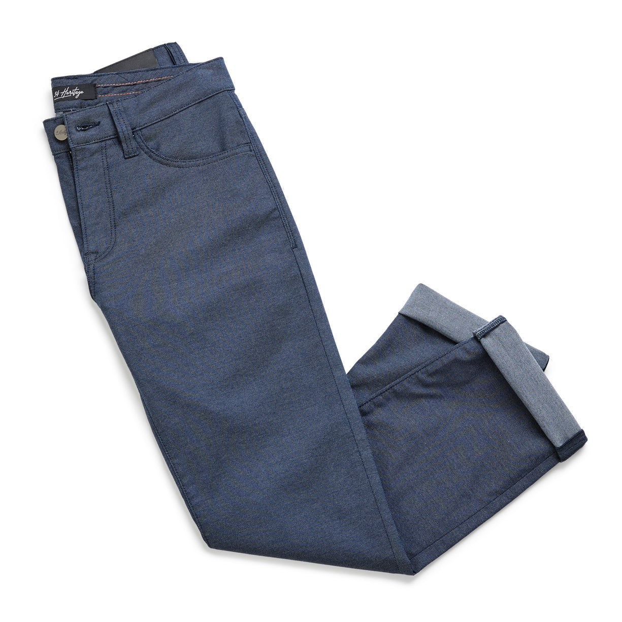 34 Heritage Charisma Relaxed Straight Pants In Navy Coolmax