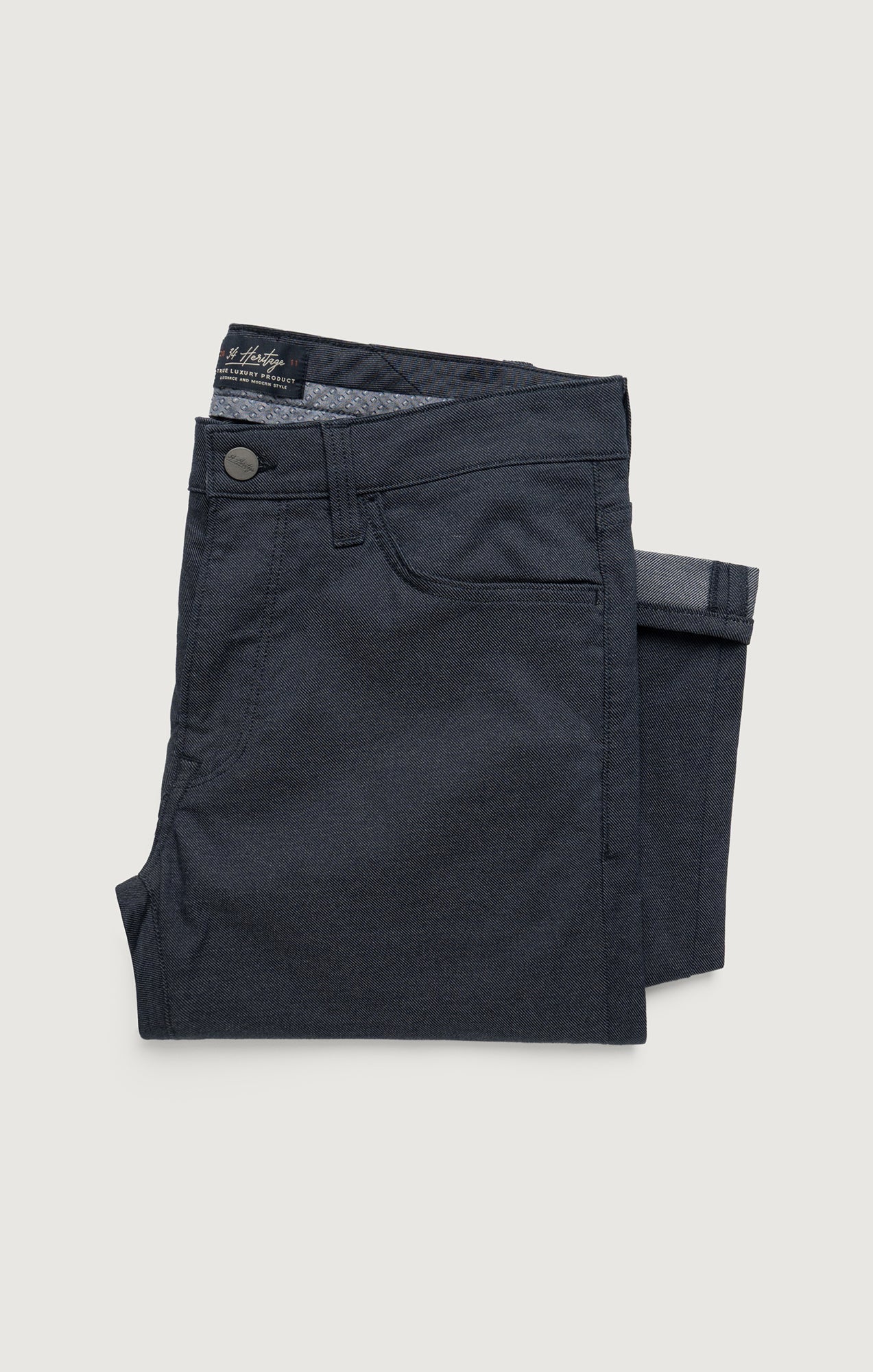 34 Heritage Charisma Relaxed Straight Pants In Navy Coolmax