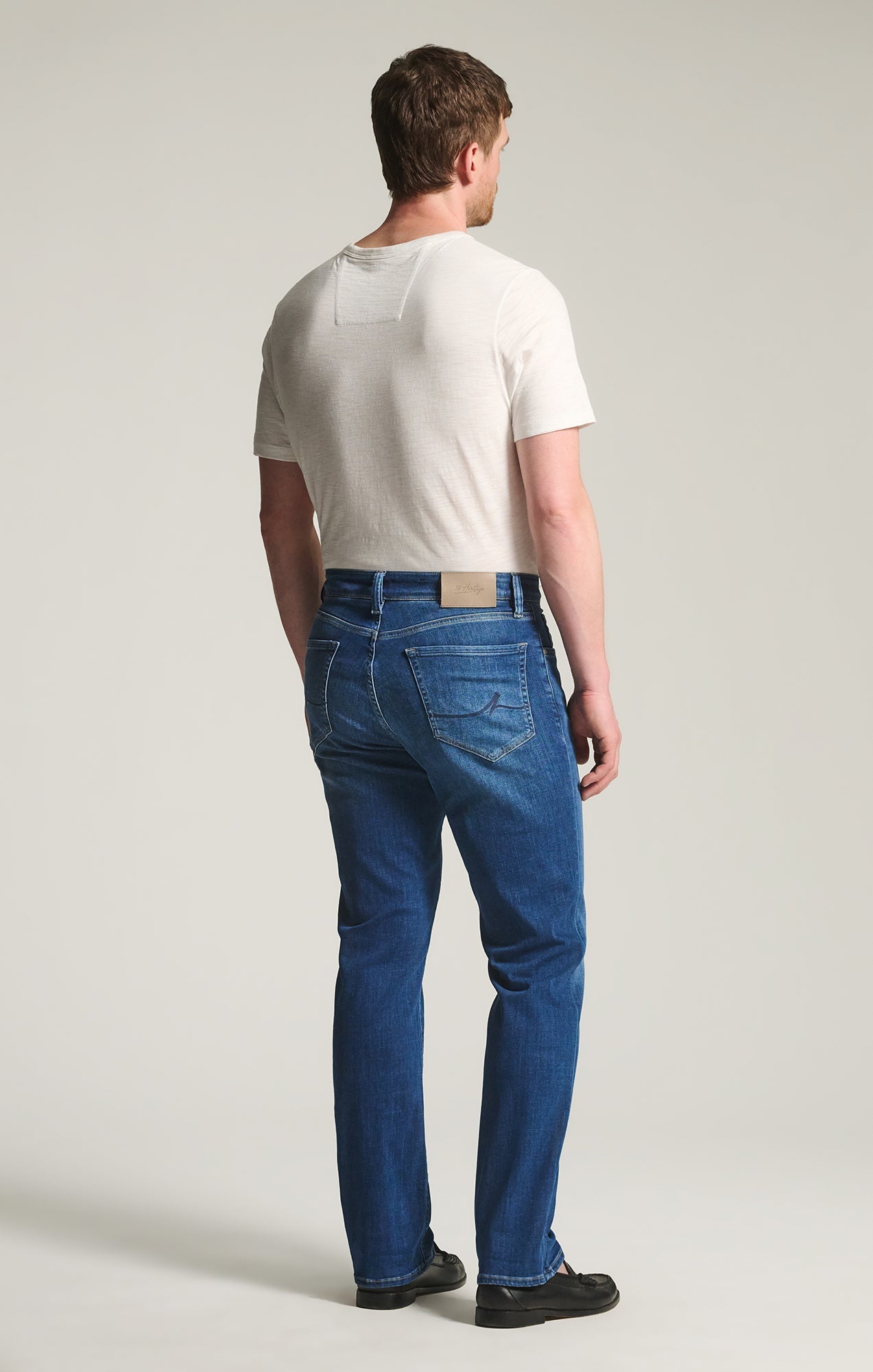 34 Heritage Charisma Relaxed Jeans in Dark Brushed Organic Ultra