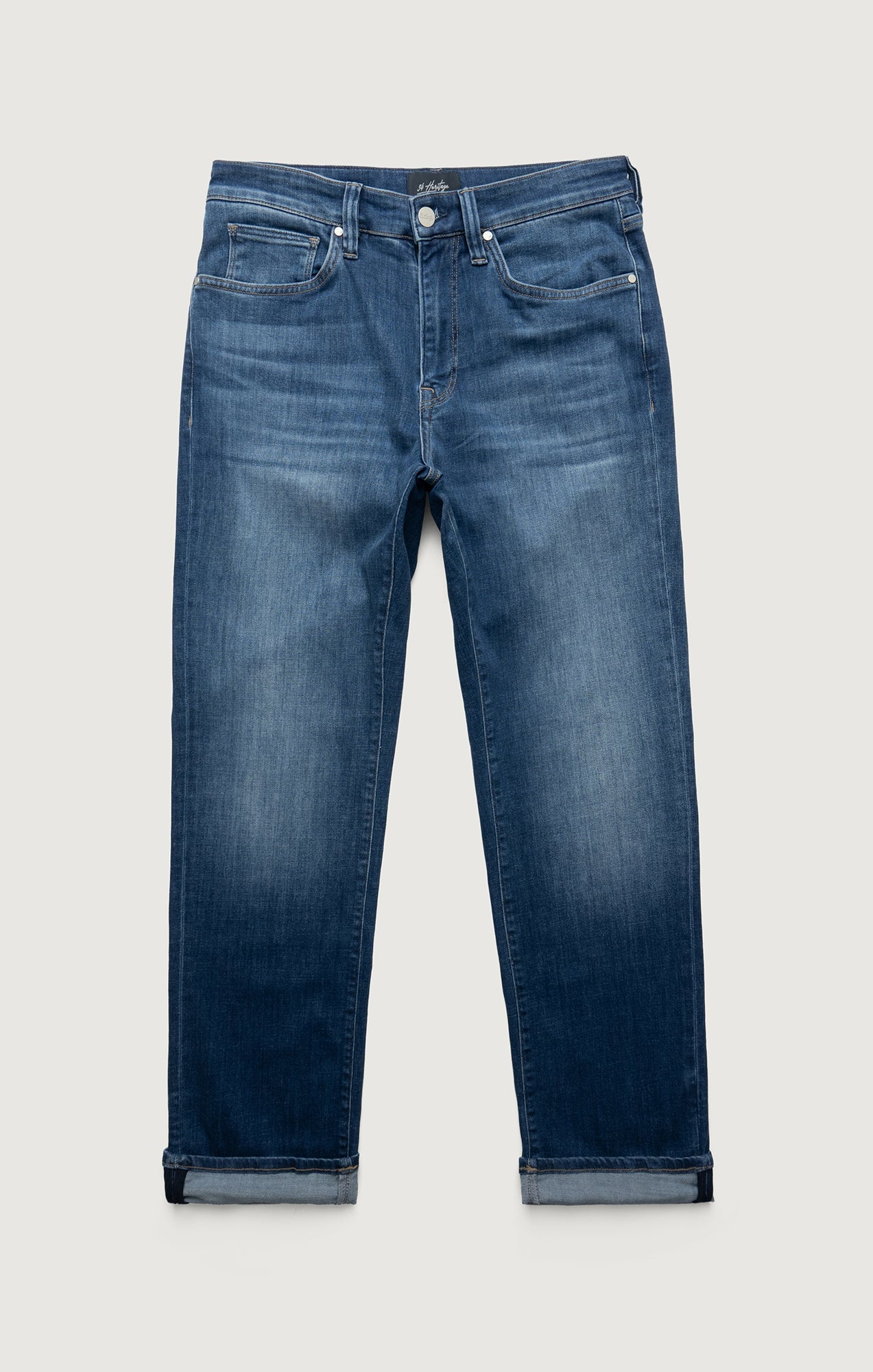34 Heritage Charisma Relaxed Jeans in Dark Brushed Organic Ultra