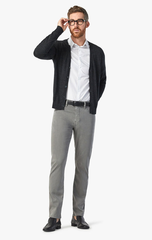 34 Heritage Charisma High Rise Relaxed Pants in Pewter Twill
