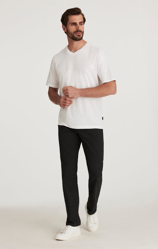 34 Heritage Charisma Relaxed Straight Leg Pants In Black CoolMax