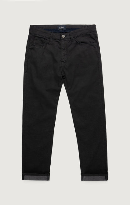 34 Heritage Charisma Relaxed Straight Leg Pants In Black CoolMax
