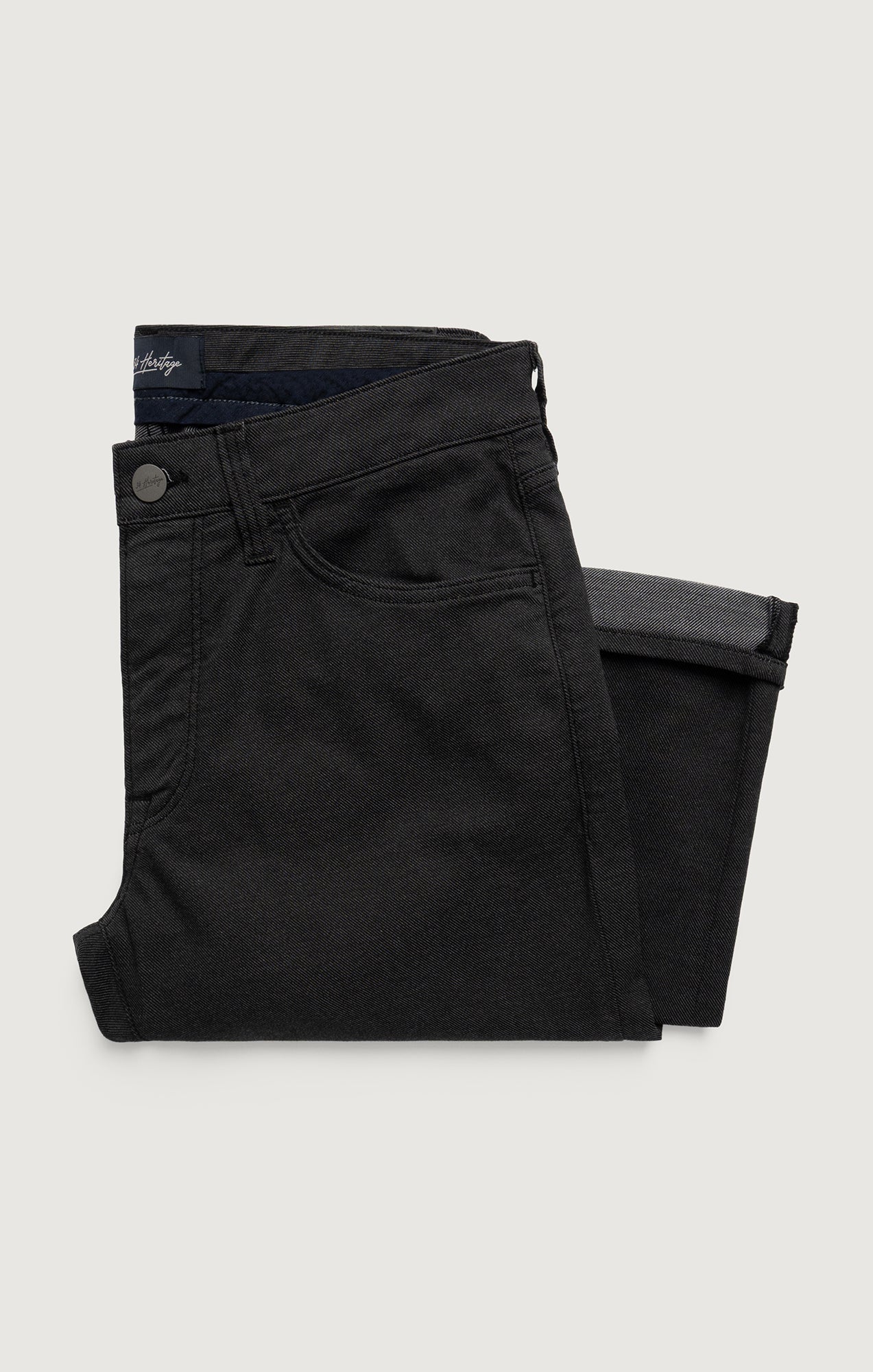 34 Heritage Charisma Relaxed Straight Leg Pants In Black CoolMax