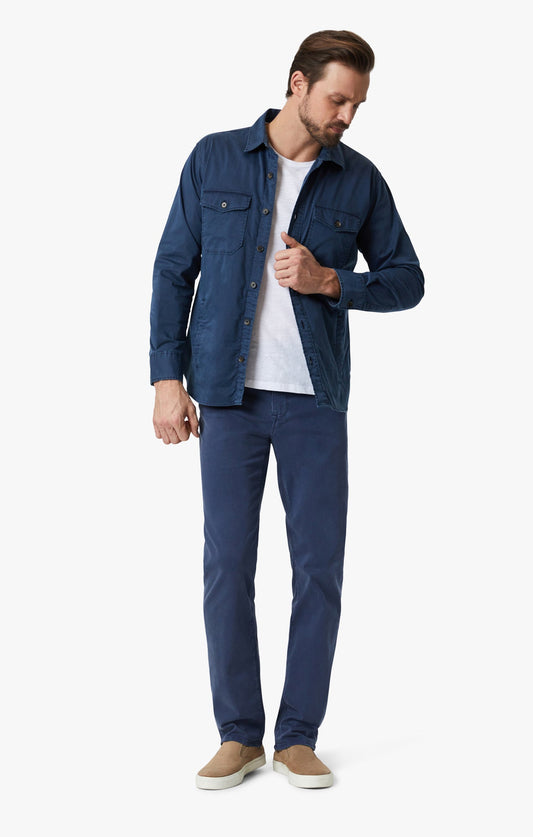 34 Heritage Charisma Relaxed Straight Leg Pants In Dark Denim Twill