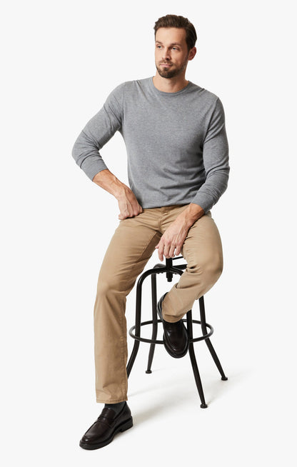 34 Heritage Charisma High Rise Straight Pants in Khaki Twill