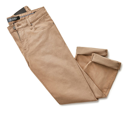 34 Heritage Charisma High Rise Straight Pants in Khaki Twill