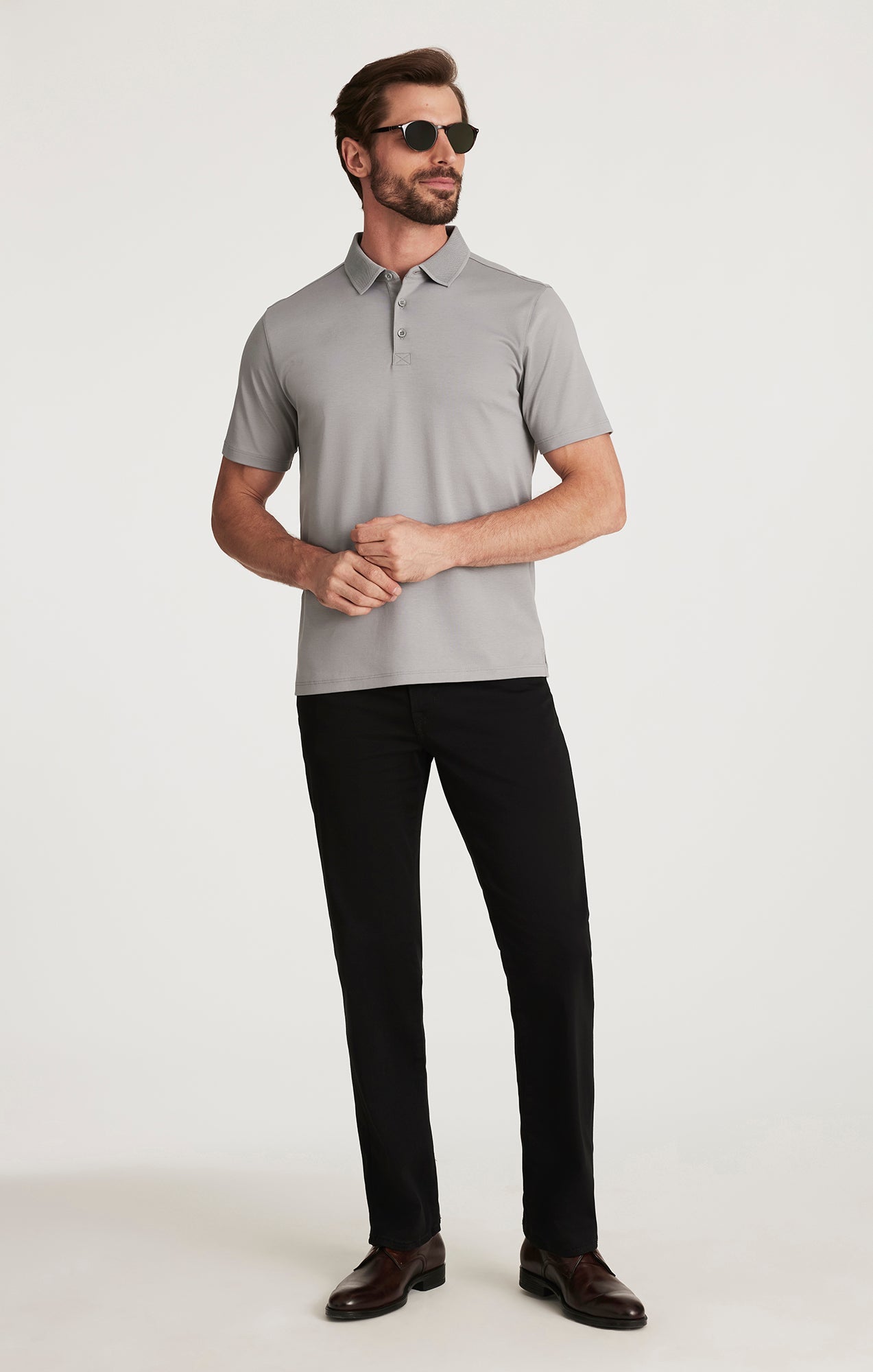 34 Heritage Charisma Relaxed Pants in Select Double Black