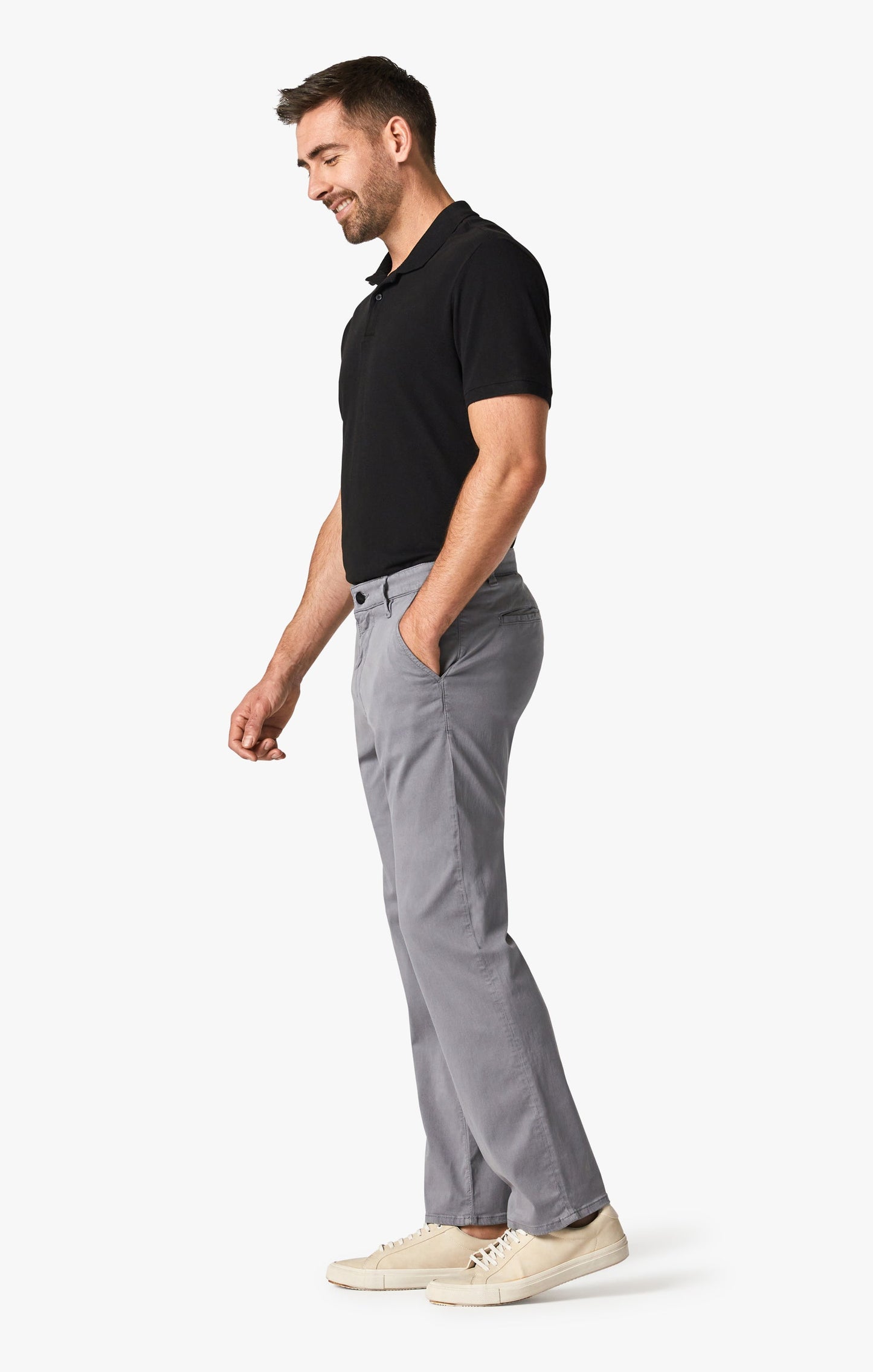 34 Heritage Charisma Chino Pants In Shark Twill
