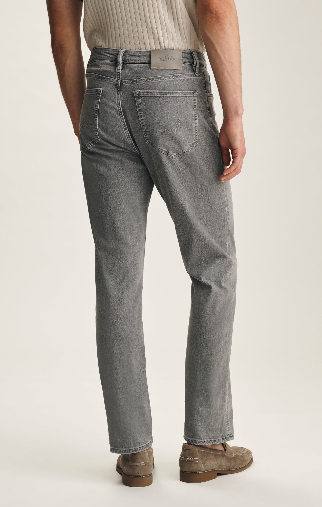 34 Heritage Charisma Relaxed Straight Jeans In Light Smoke Urban