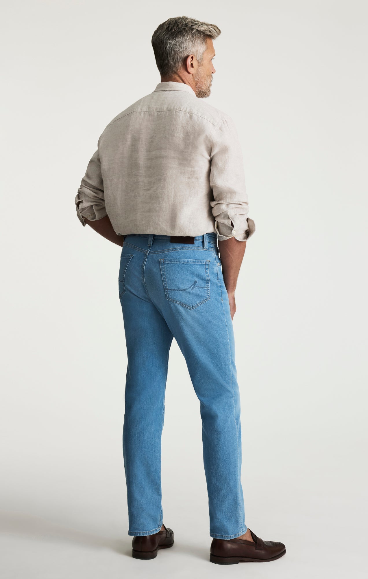 34 Heritage Charisma Relaxed Straight Jeans In Light Brushed Soft