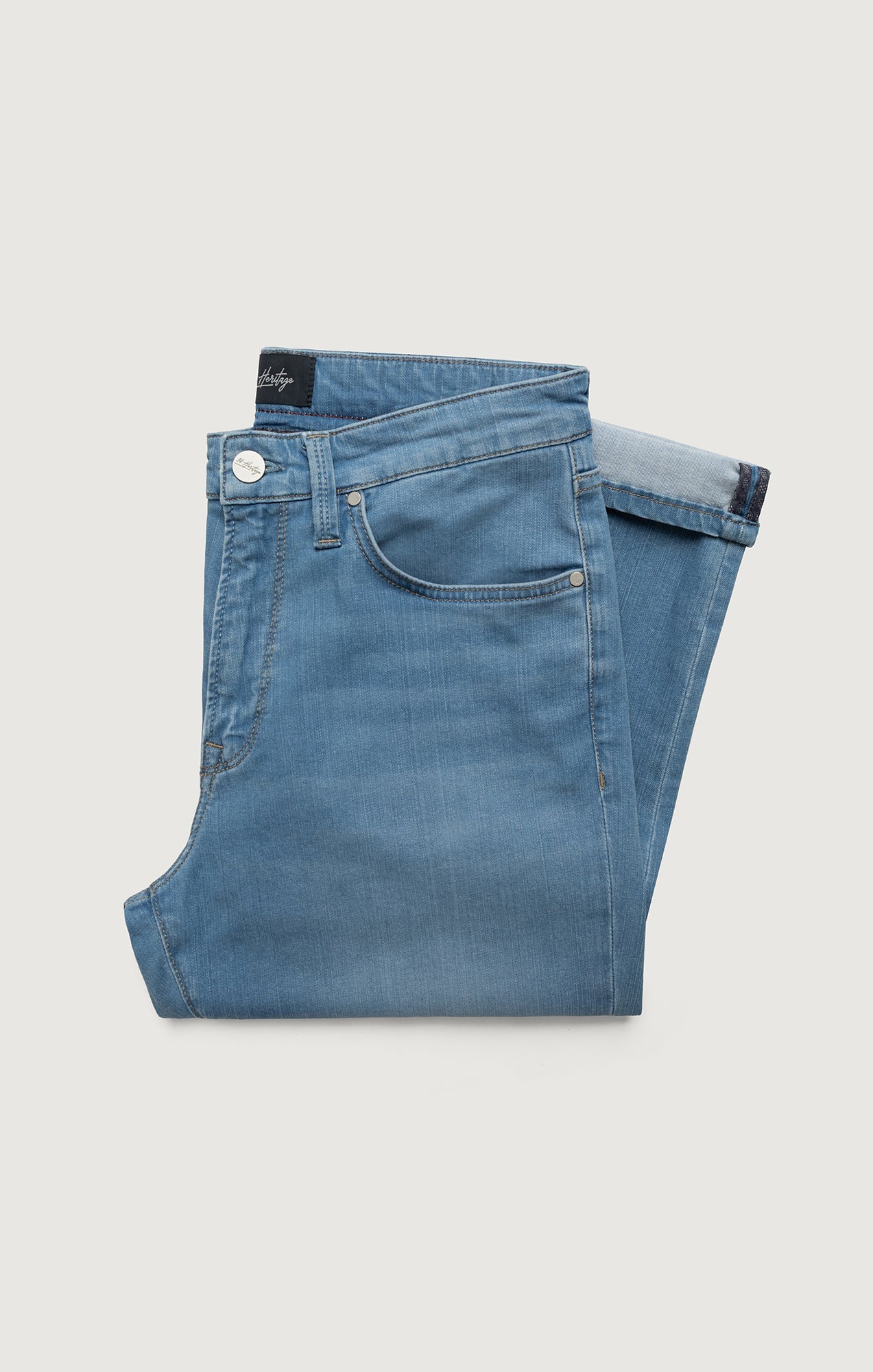 34 Heritage Charisma Relaxed Straight Jeans In Light Brushed Soft