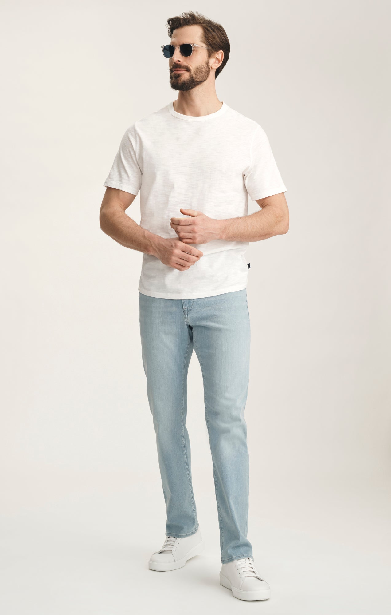 34 Heritage Charisma Relaxed Straight Jeans In Bleached Urban